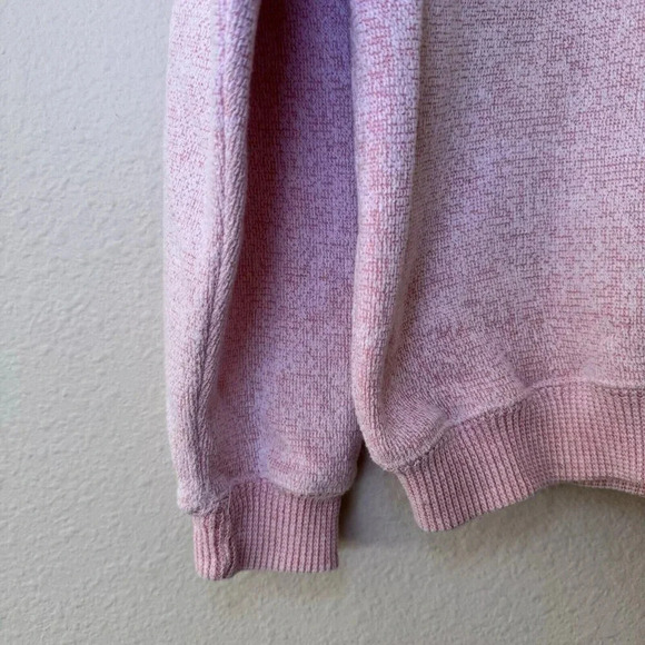 Pacific & Co Pink Folly Beach SC South Carolina Logo Sweater Size Small Terry - Picture 2 of 5